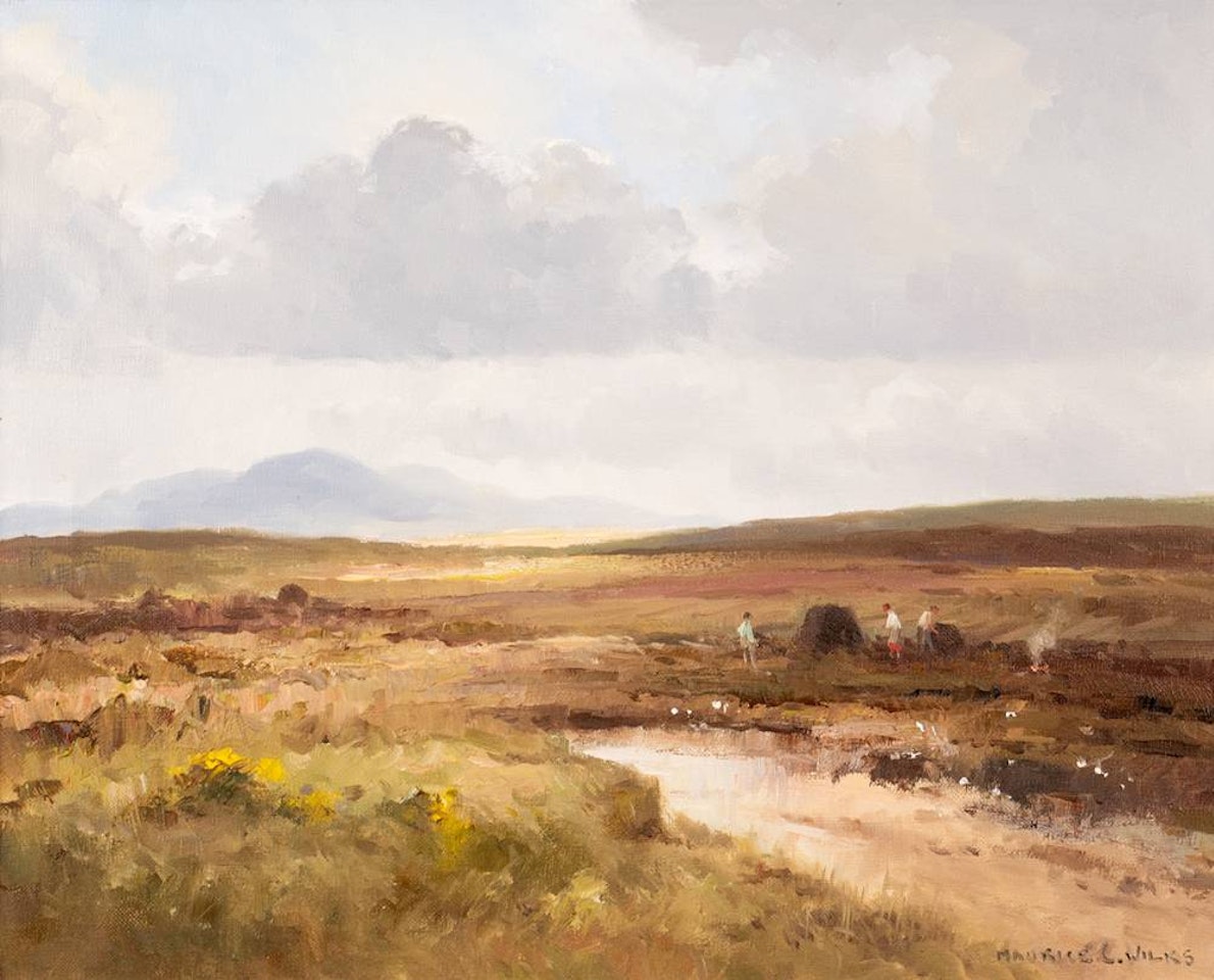 WINTER LANDSCAPE, CONNEMARA by Maurice Canning Wilks