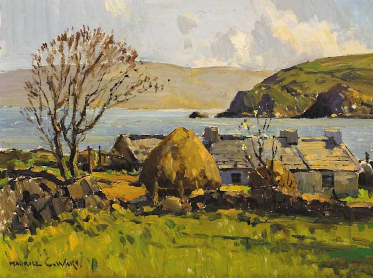 COTTAGE AT ROCKPORT by Maurice Canning Wilks