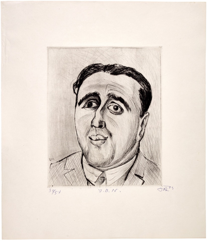 J.B. Neumann (K. 49II) by Otto Dix
