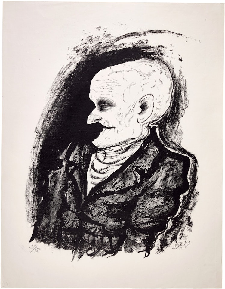 Greis (K. 51) by Otto Dix