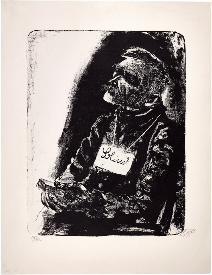 Blinder (K. 52) by Otto Dix