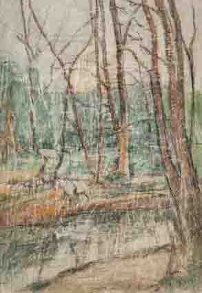 HUNTSMEN IN THE WOODS by William Conor