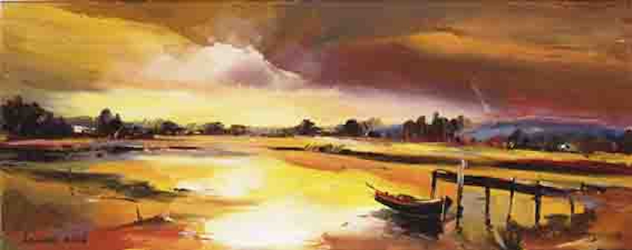 SUNSET IN THE WEST OF IRELAND by Kenneth Webb
