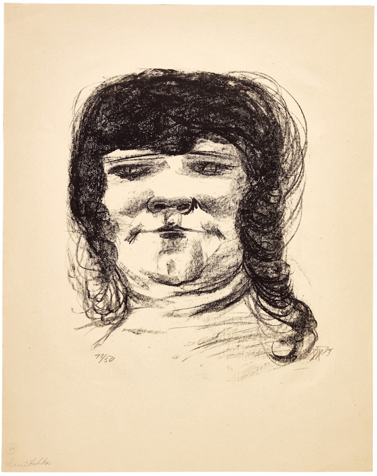 Manitschka (K. 61) by Otto Dix