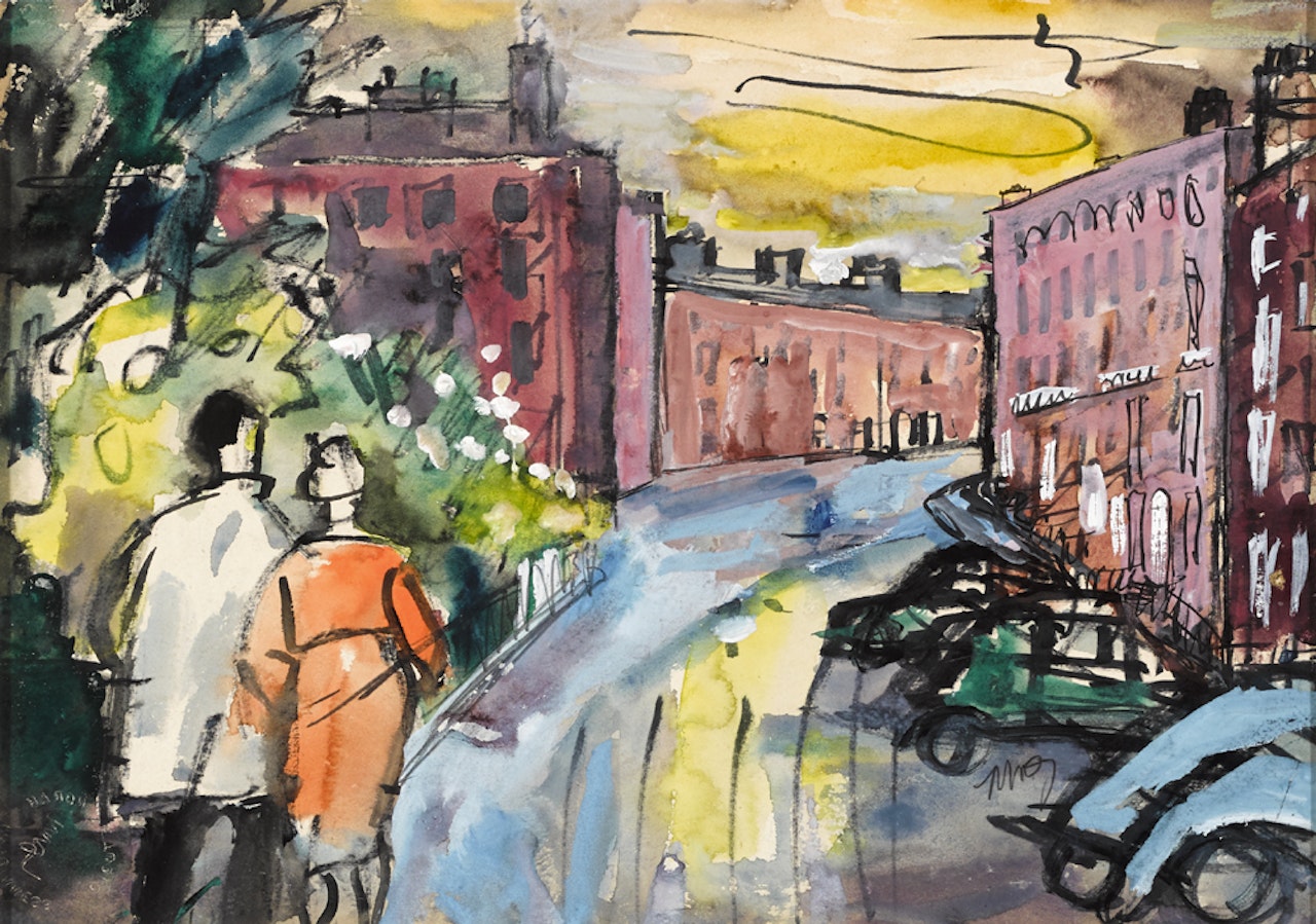 FITZWILLIAM SQUARE, DUBLIN by Norah McGuinness