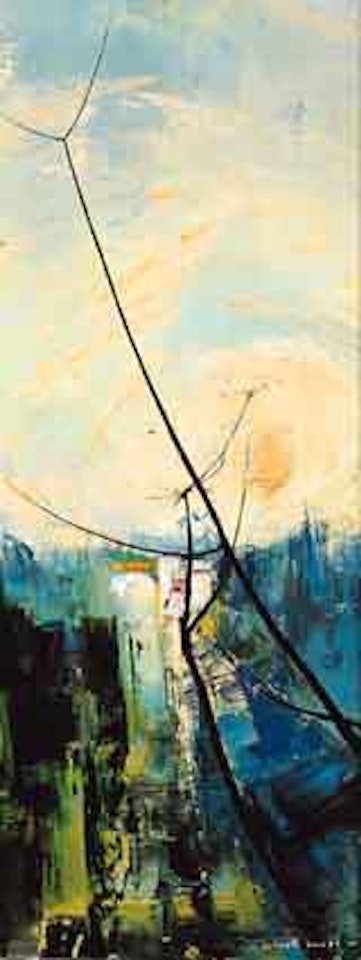 ENTRANCE TO THE VILLAGE by Kenneth Webb