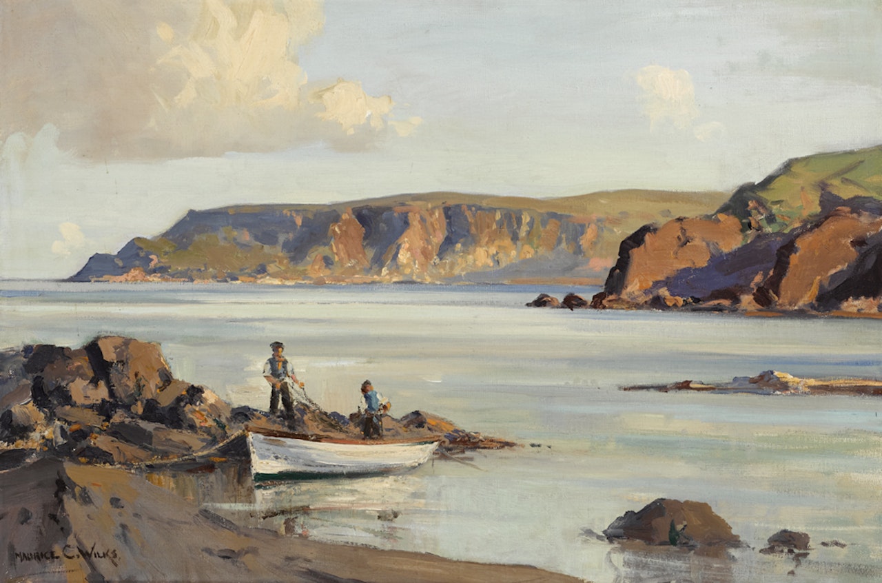 POINT OF GARRON, COUNTY ANTRIM by Maurice Canning Wilks