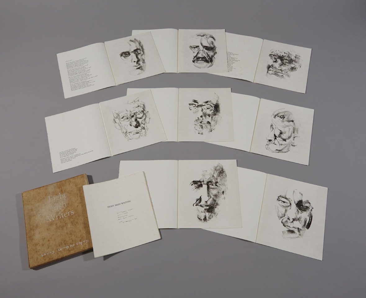 EIGHT IRISH WRITERS by Louis Le Brocquy