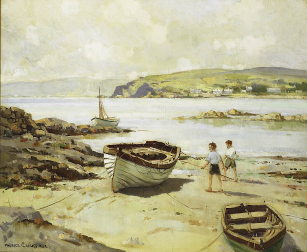 SUMMER DAY, CUSHENDUN, COUNTY ANTRIM by Maurice Canning Wilks