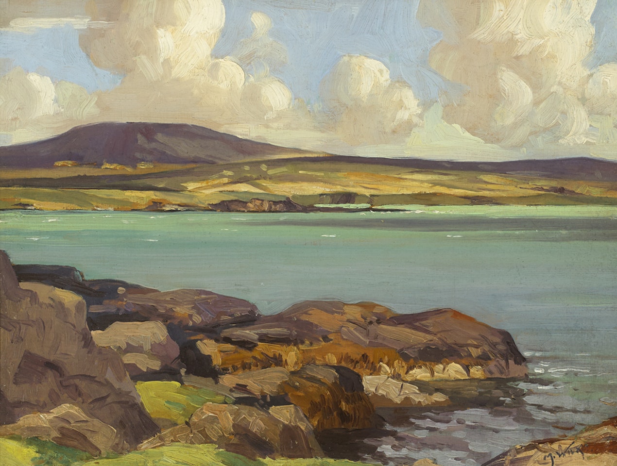 AGNEW"S HILL, LARNE, COUNTY ANTRIM by Maurice Canning Wilks