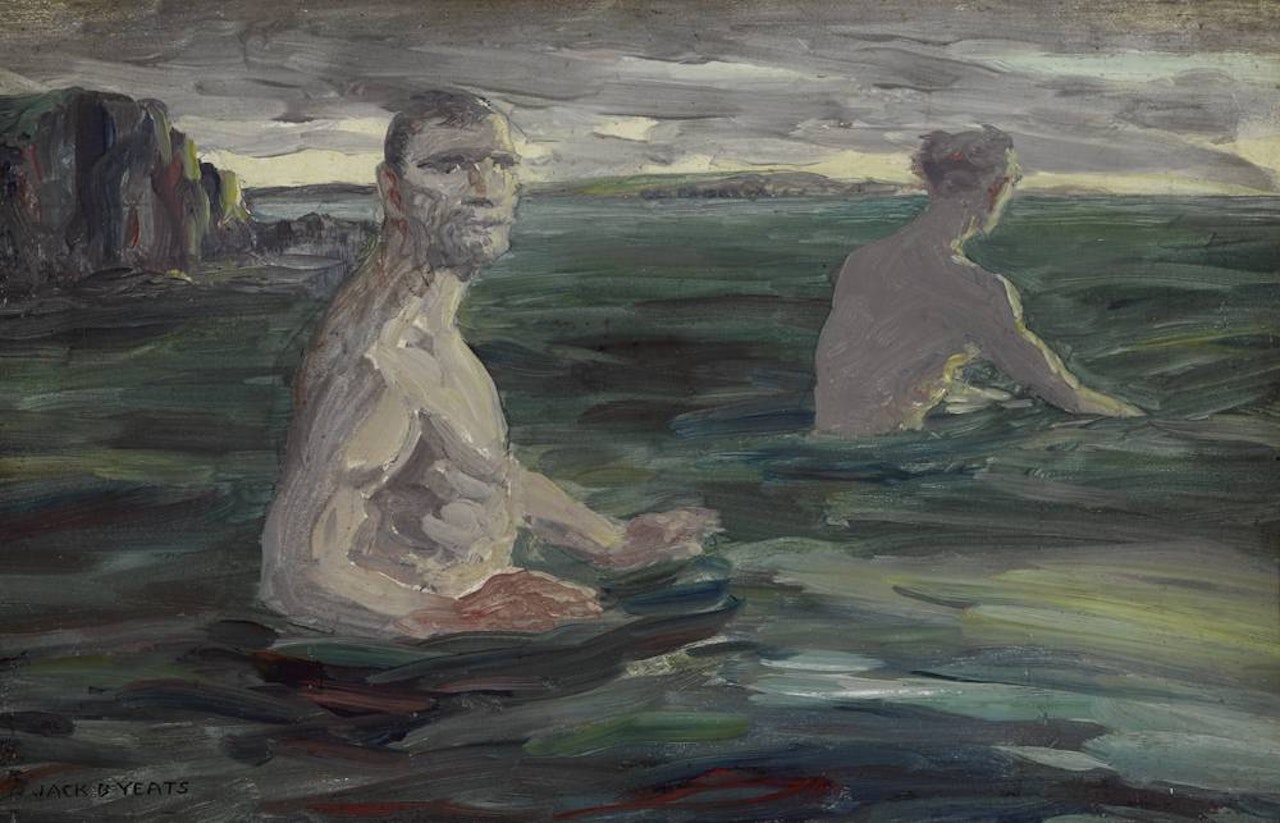 OLD MEN BATHING by Jack Butler Yeats