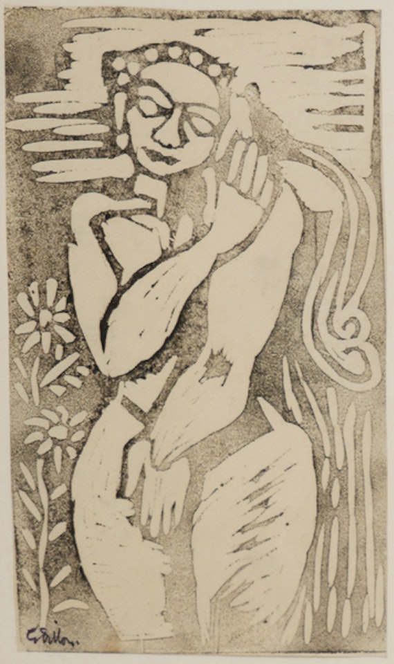 FEMALE FIGURE by Gerard Dillon