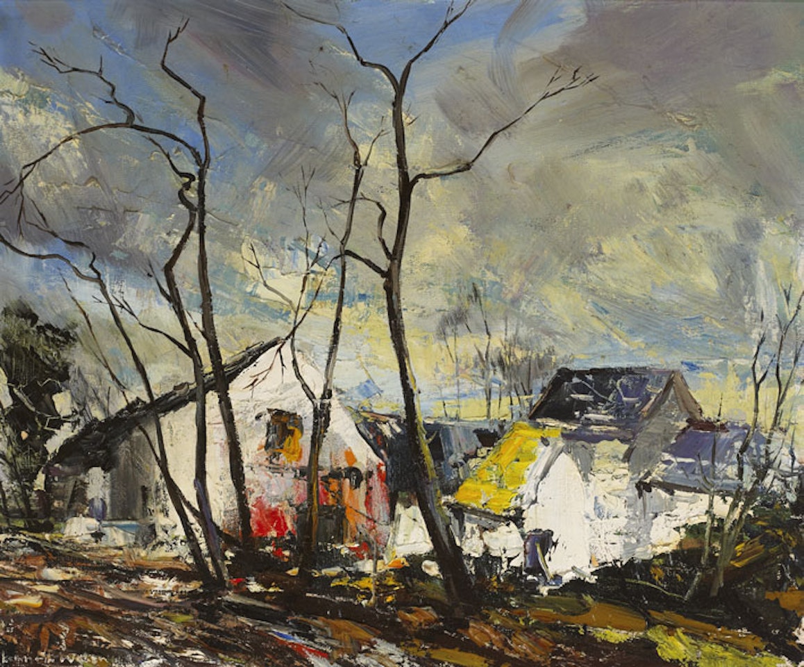 WHITE FARM BUILDINGS, NUTTS CORNER, BELFAST by Kenneth Webb