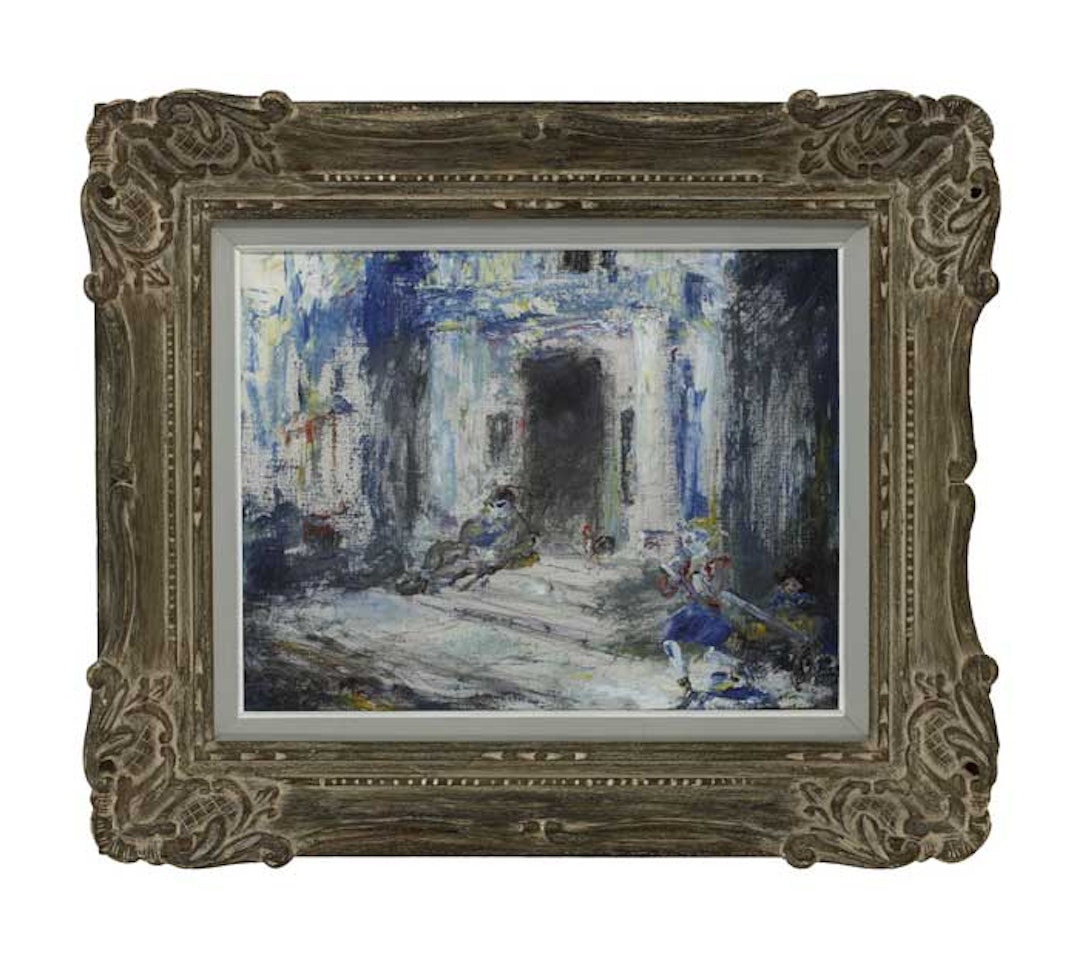 ON THE COURTHOUSE STEPS by Jack Butler Yeats