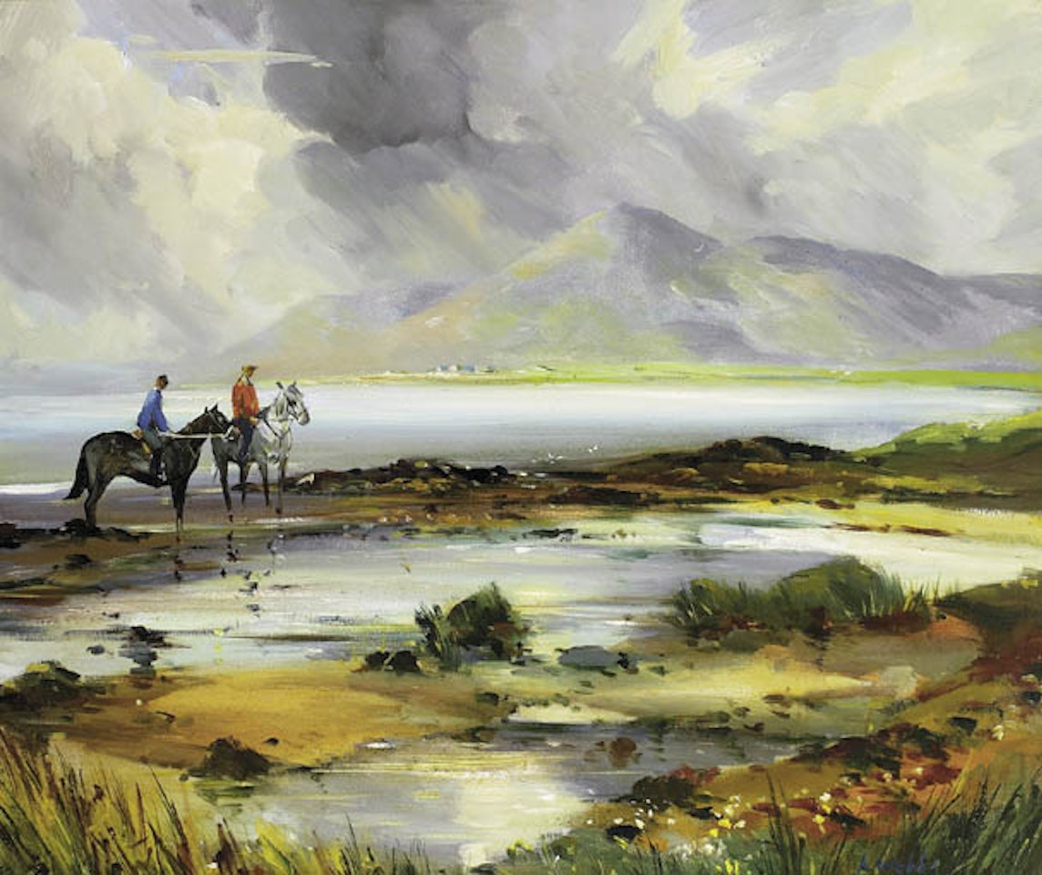RIDING OUT IN CONNEMARA by Kenneth Webb