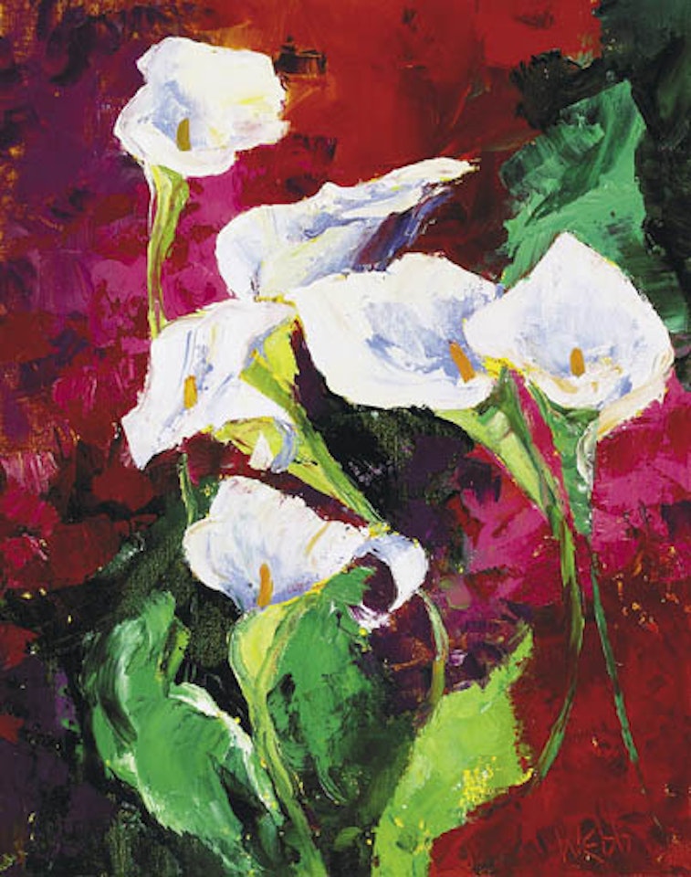 HYDRANGEA AND LILY by Kenneth Webb