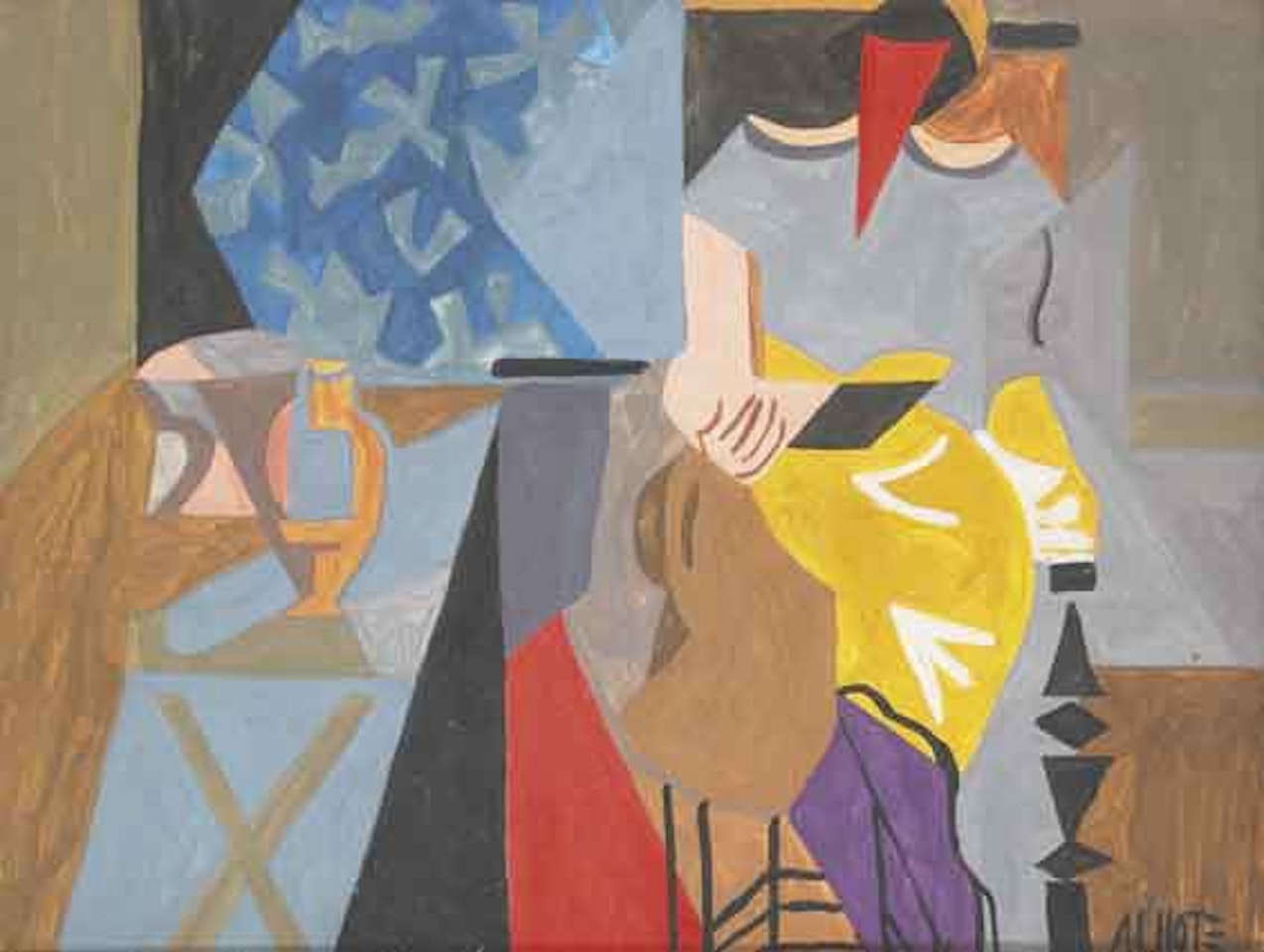 LADY IN AN INTERIOR by André Lhote