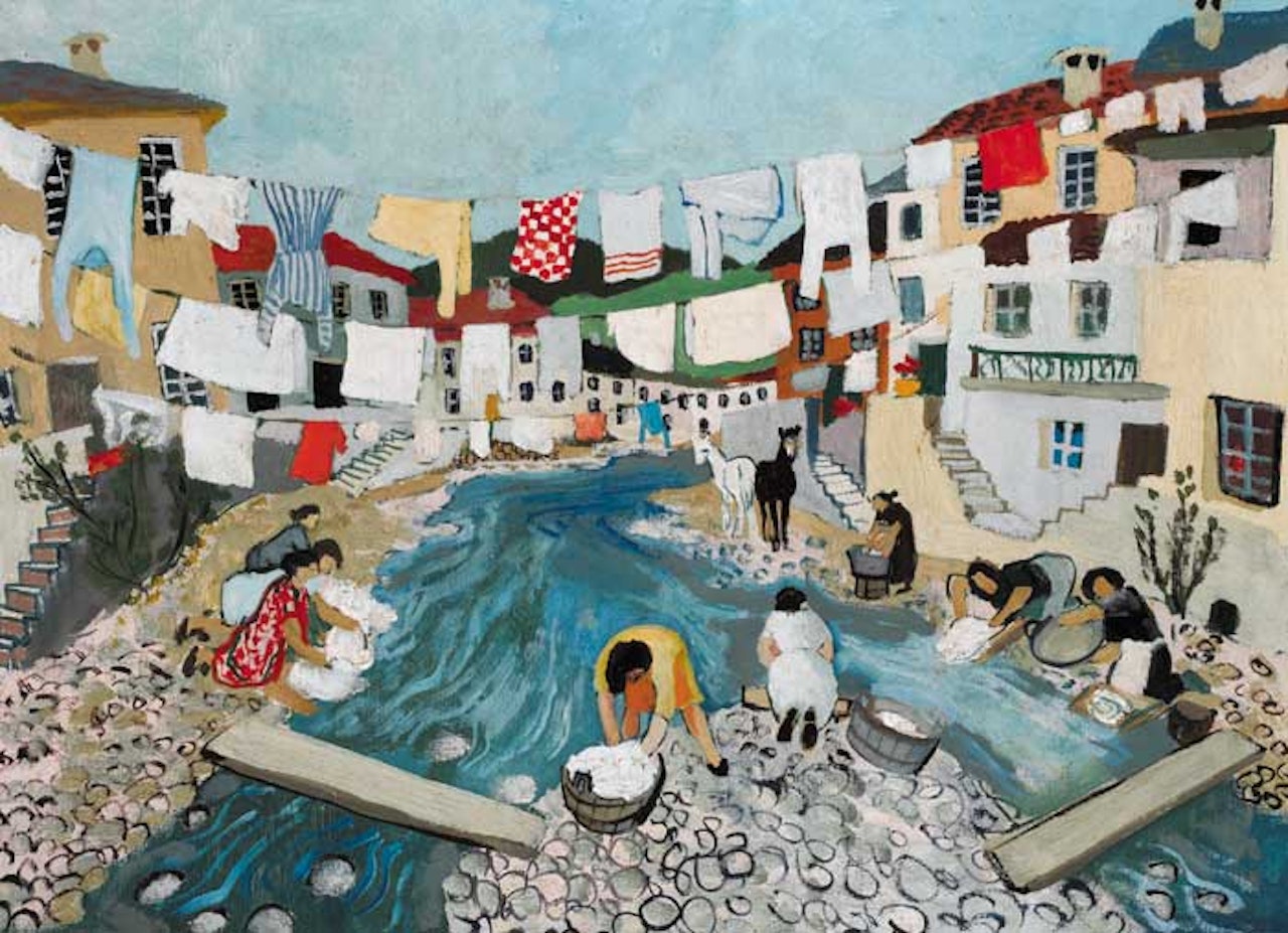 WASHING DAY by Gerard Dillon