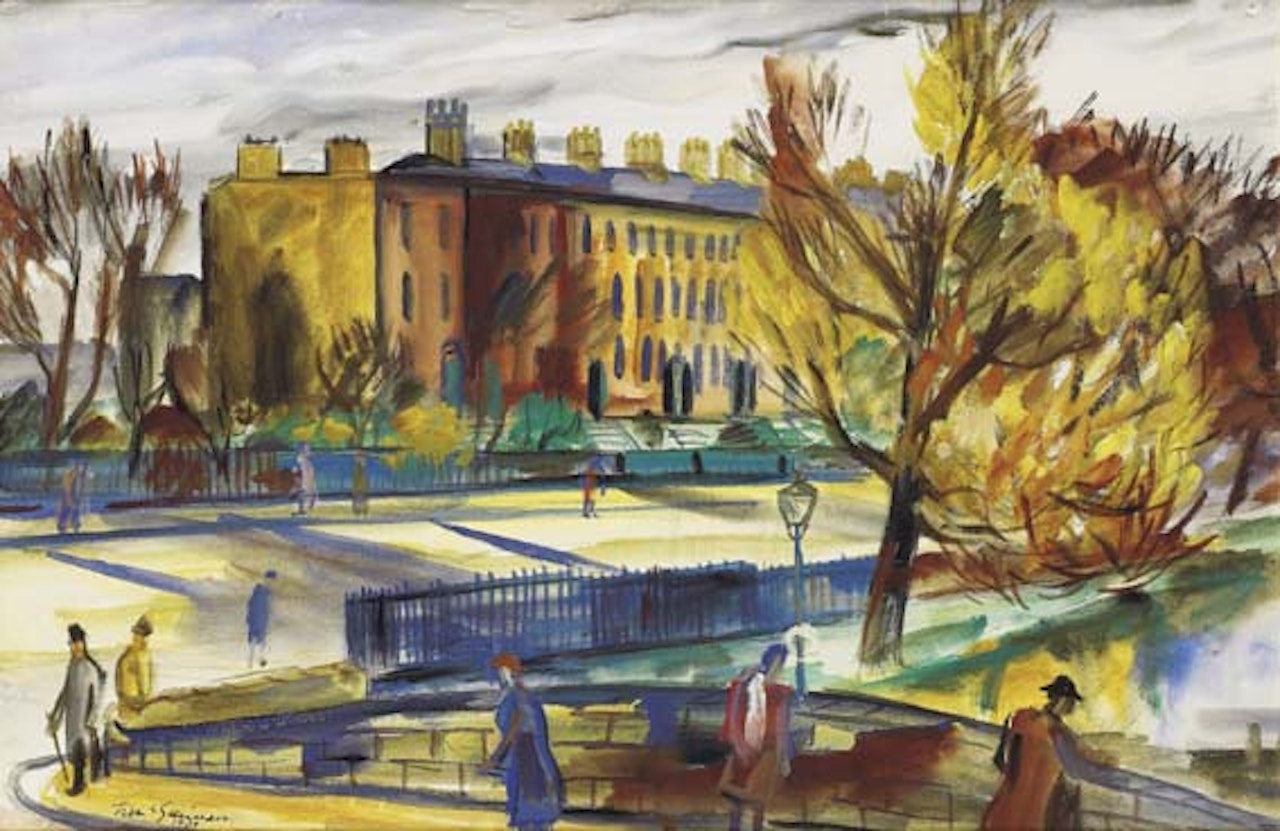 THE GRAND CANAL, DUBLIN by Norah McGuinness