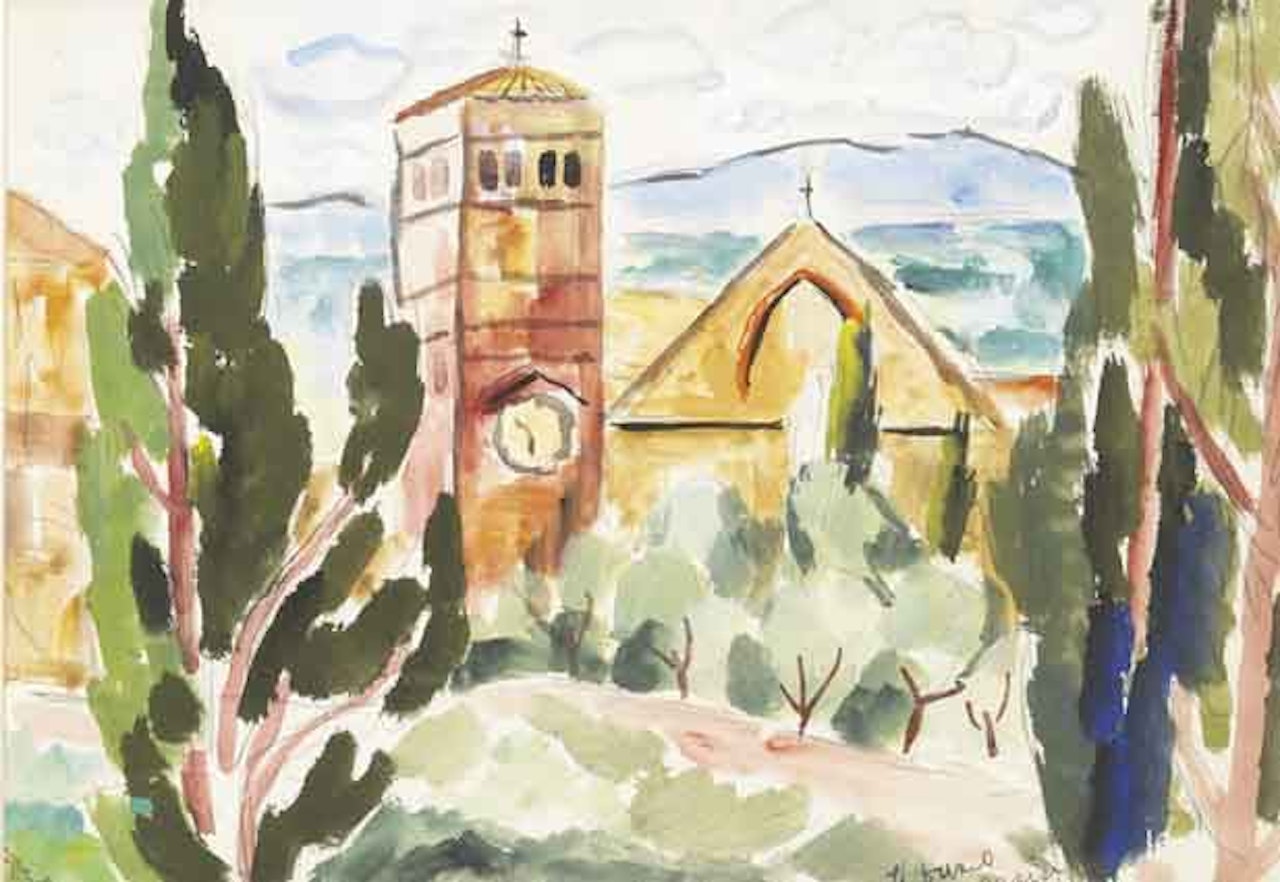 THE DUOMO, ASSISI by Norah McGuinness