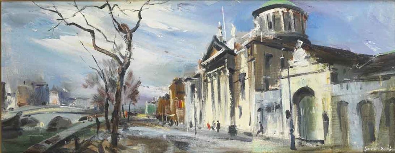 THE FOUR COURTS, DUBLIN by Kenneth Webb