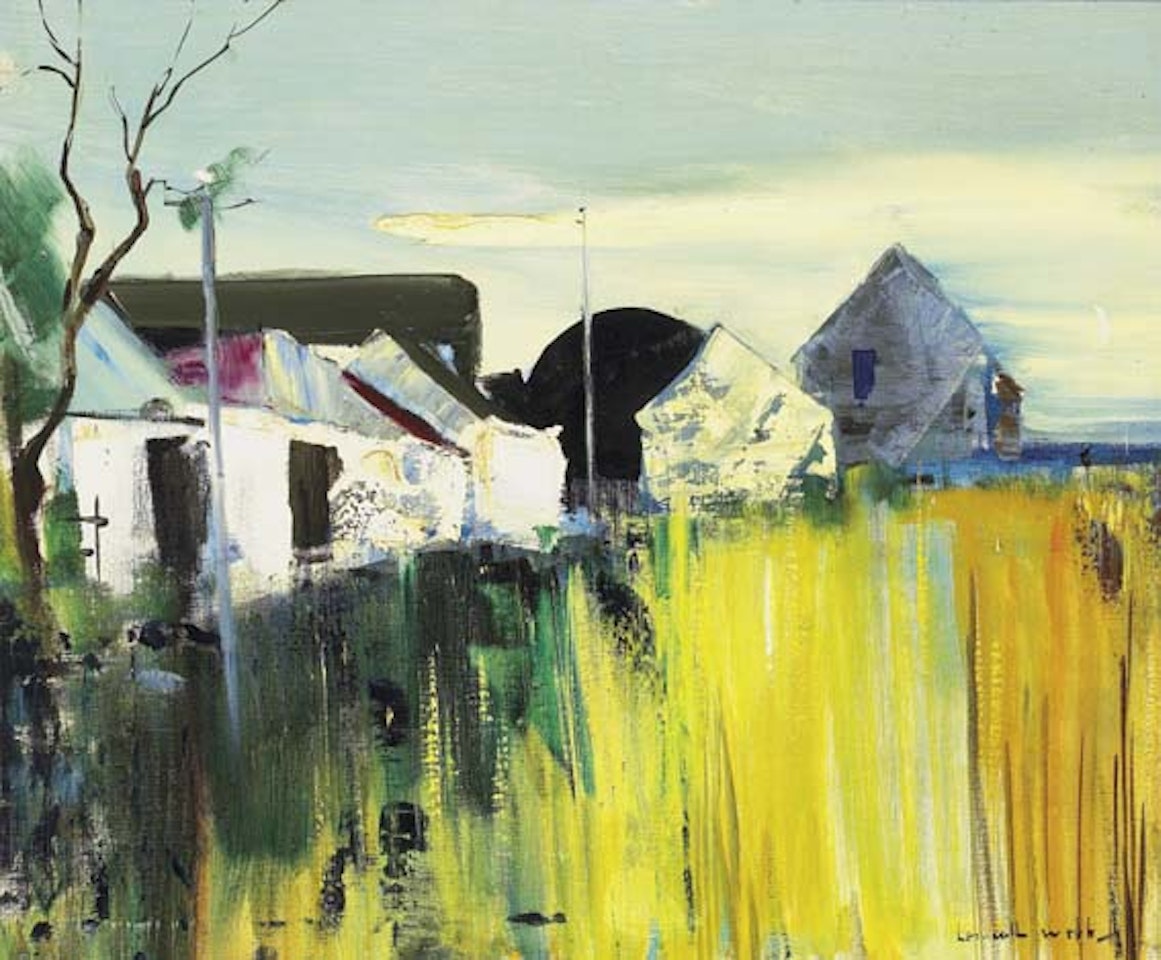 FARM BUILDINGS, NEWTOWNARDS by Kenneth Webb