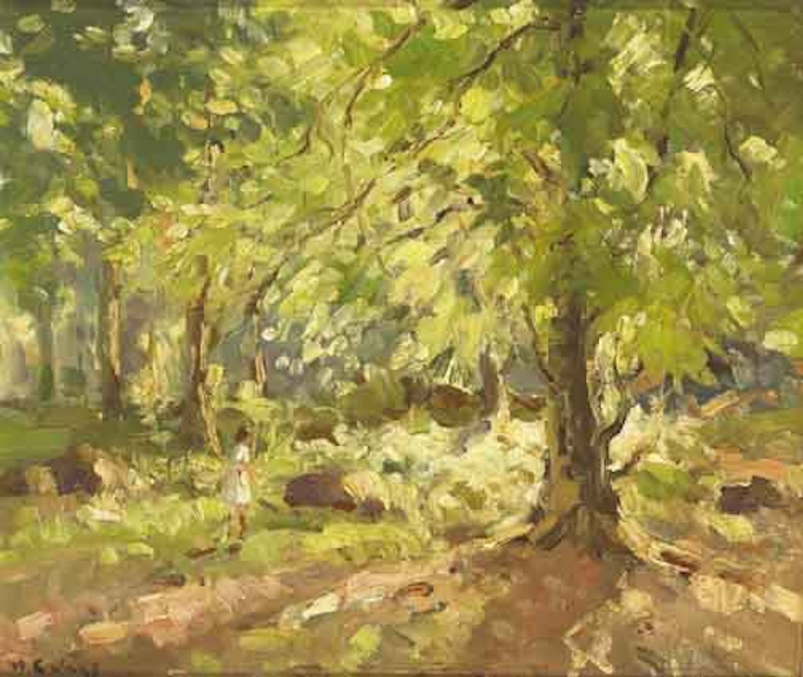 SUNLIT WOOD, CUSHENDUN, COUNTY ANTRIM by Maurice Canning Wilks