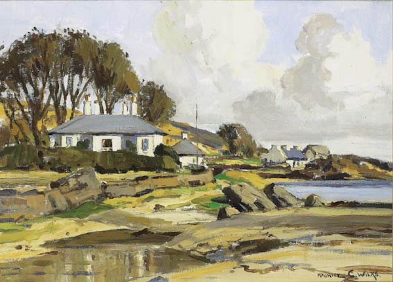 THE HOUSE OF MOIRA O"NEILL, ROCKPORT, CUSHENDUN, COUNTY ANTRIM by Maurice Canning Wilks