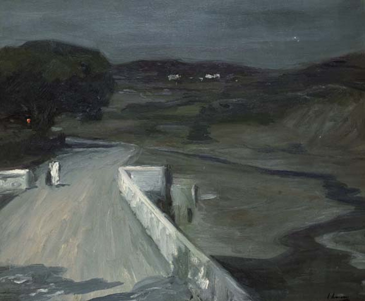 MOONLIGHT - THE BRIDGE by John Lavery