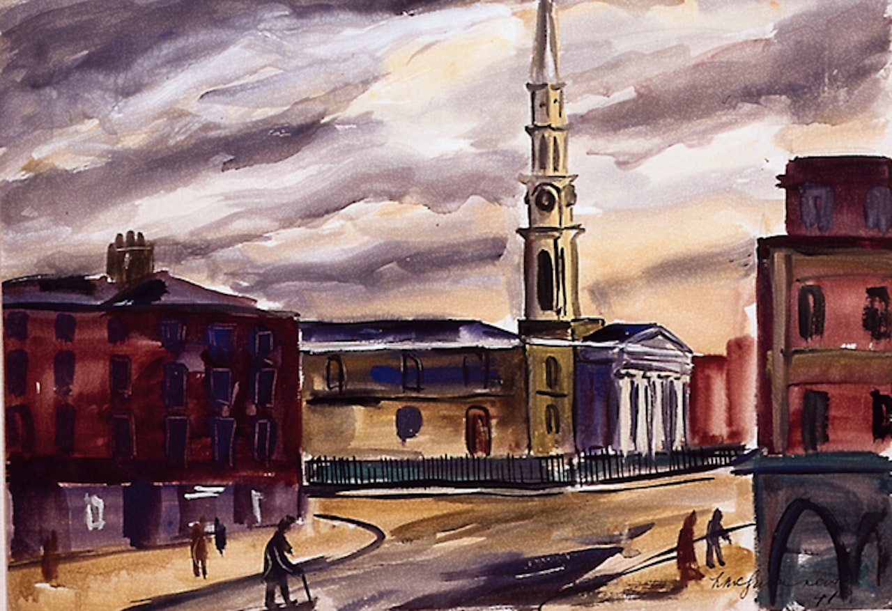 ST. GEORGE"S CHURCH, TEMPLE STREET, DUBLIN by Norah McGuinness