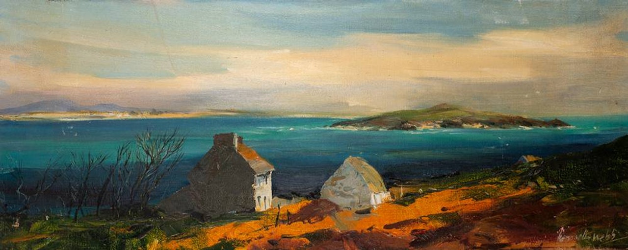 EVENING SKY, SALTEES, COUNTY WEXFORD by Kenneth Webb
