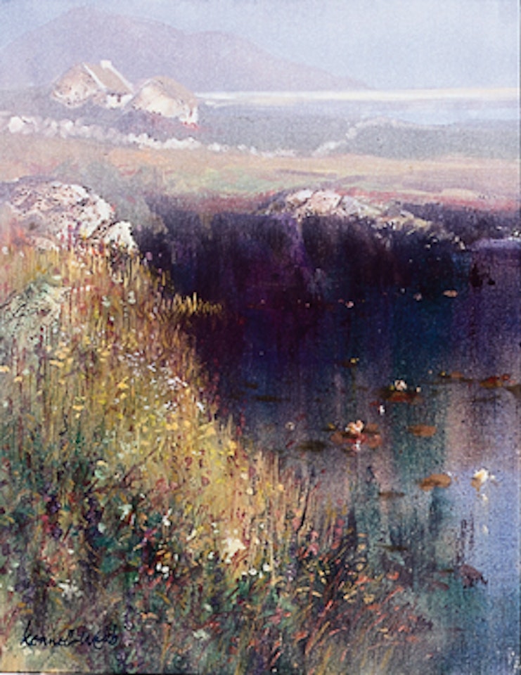 MISTY DAY AT CONNEMARA (ERRISBEG) by Kenneth Webb
