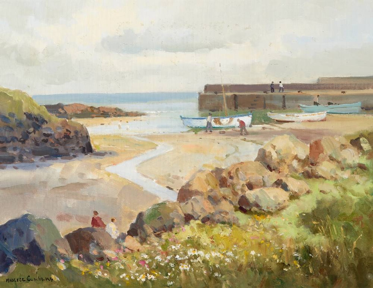 ST. HELEN"S HARBOUR, COUNTY WEXFORD by Maurice Canning Wilks