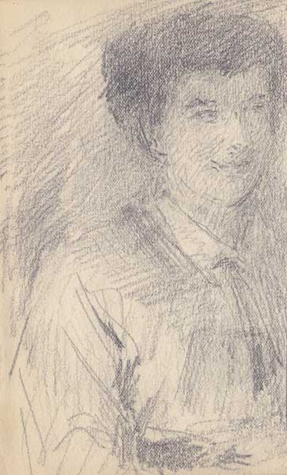 PORTRAIT OF A LADY WEARING A BLOUSE by John Butler Yeats