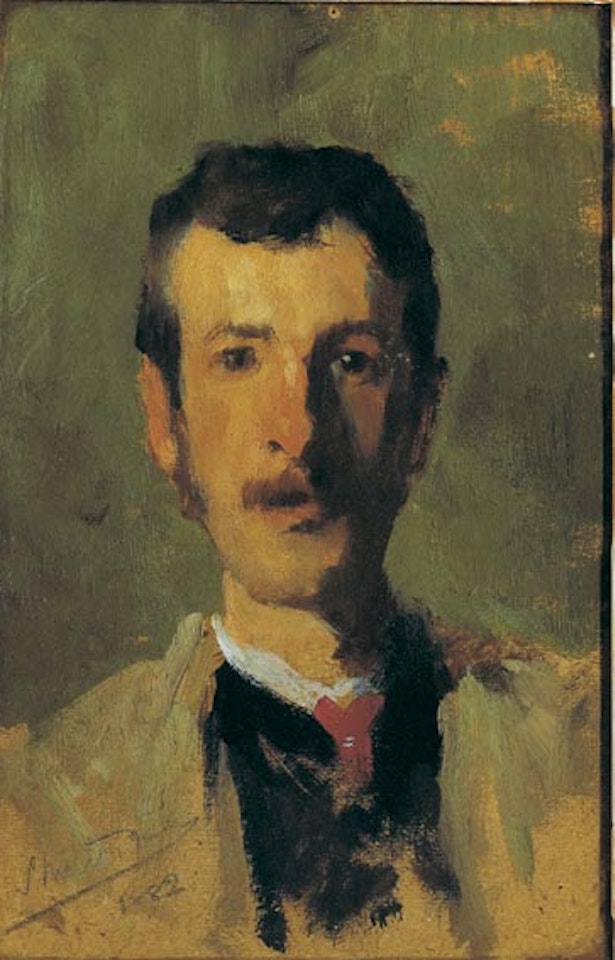 SELF PORTRAIT OF THE ARTIST AS A YOUNG MAN by Stanhope Alexander Forbes