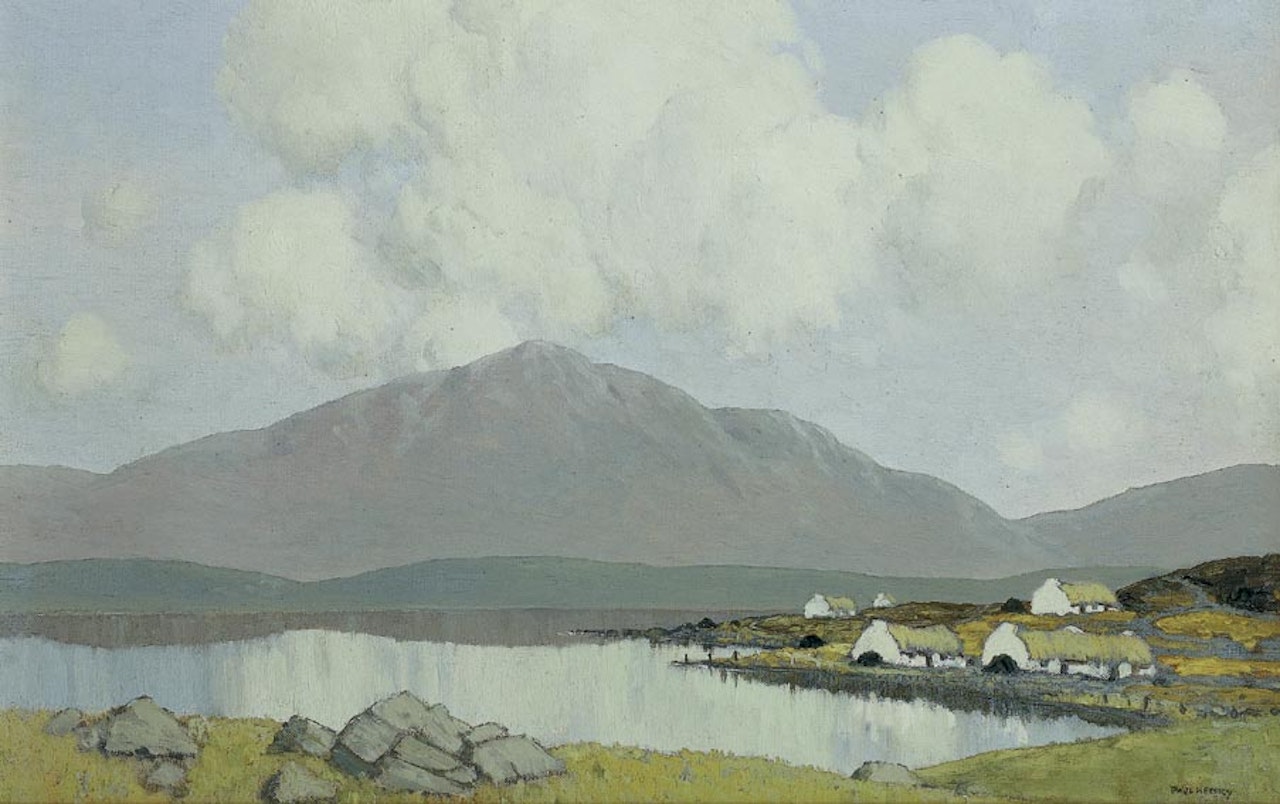 A VILLAGE IN CONNEMARA by Paul Henry