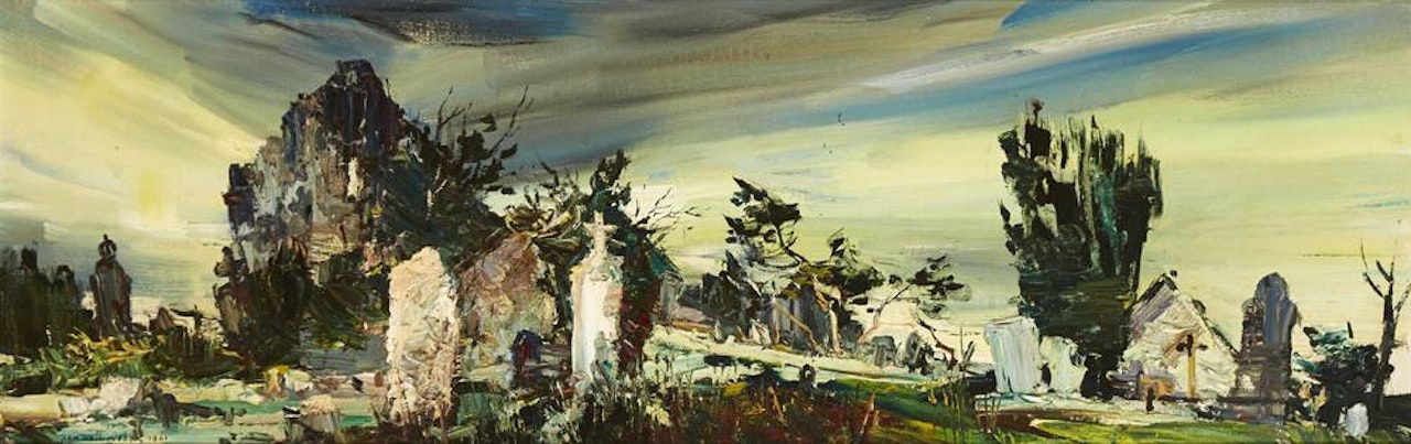 OLD CHURCHYARD by Kenneth Webb