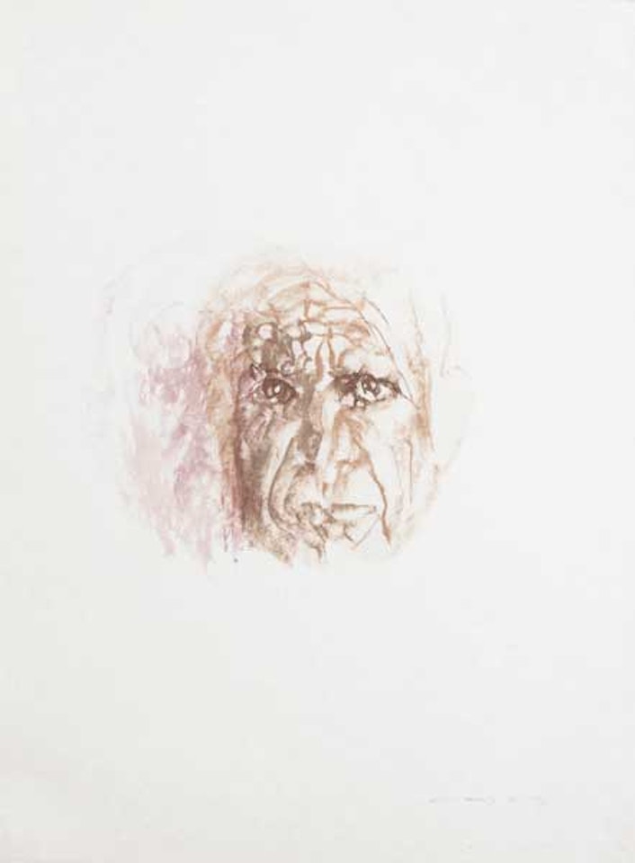 IMAGE OF PICASSO by Louis Le Brocquy