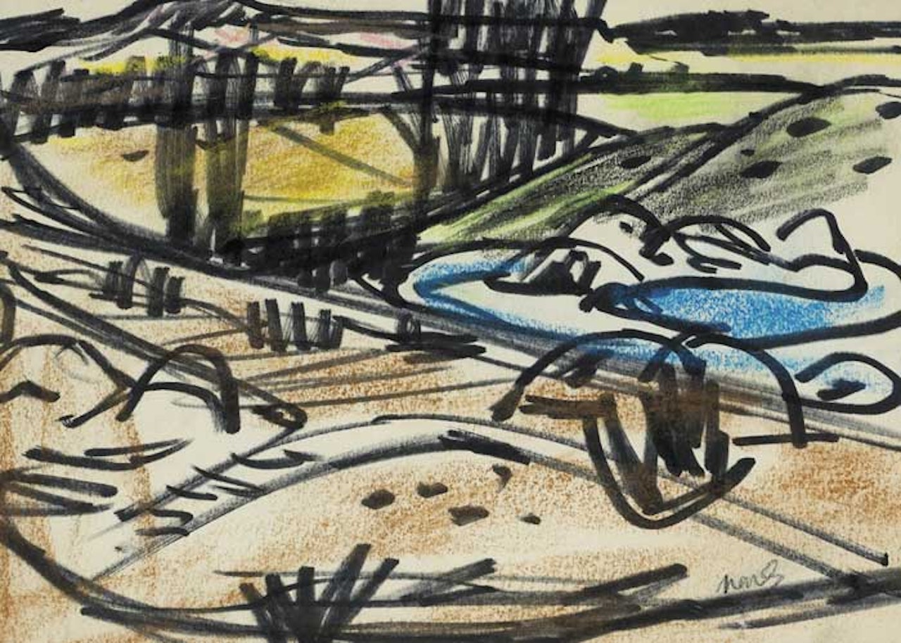 LANDSCAPE SKETCH by Norah McGuinness