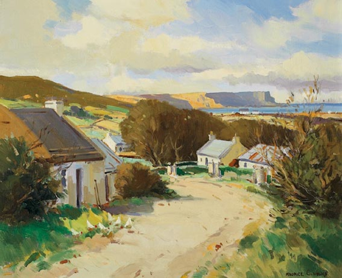 BALLINTOY VILLAGE, COUNTRY ANTRIM by Maurice Canning Wilks