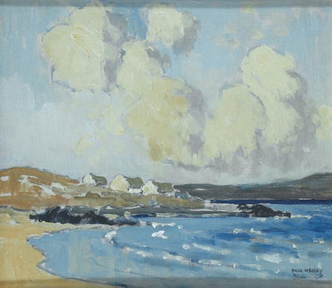 COTTAGES ON TEH WEST COAST OF IRELAND by Paul Henry