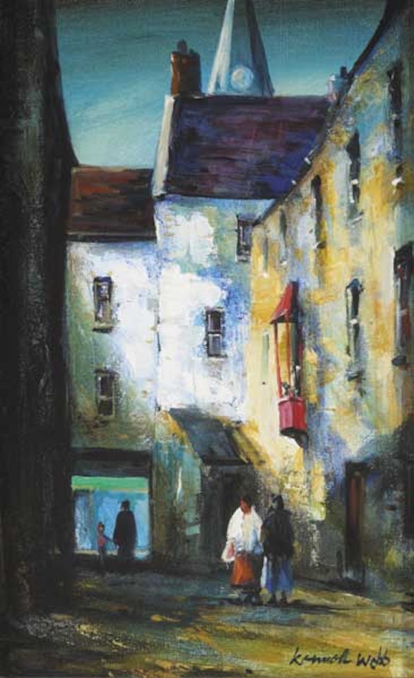 BUTTERMILK LANE, GALWAY by Kenneth Webb