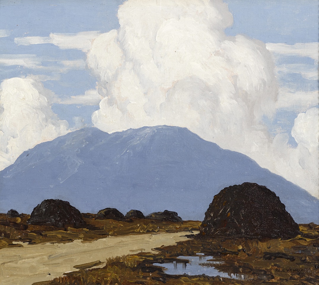 WEST OF IRELAND ROAD THROUGH THE BOG by Paul Henry