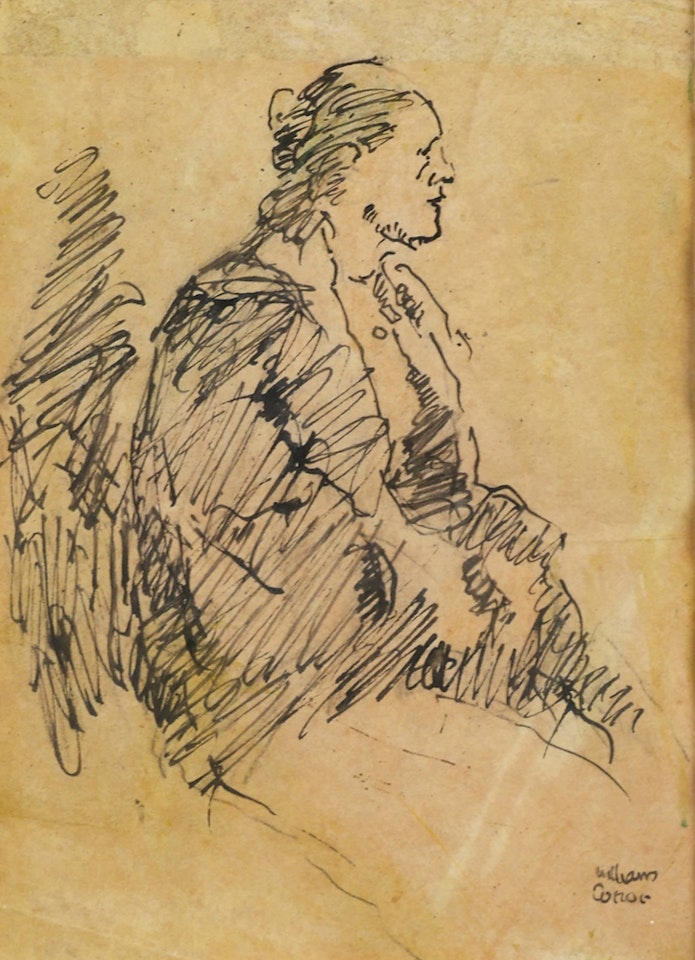 FEMALE FIGURE STUDY by William Conor