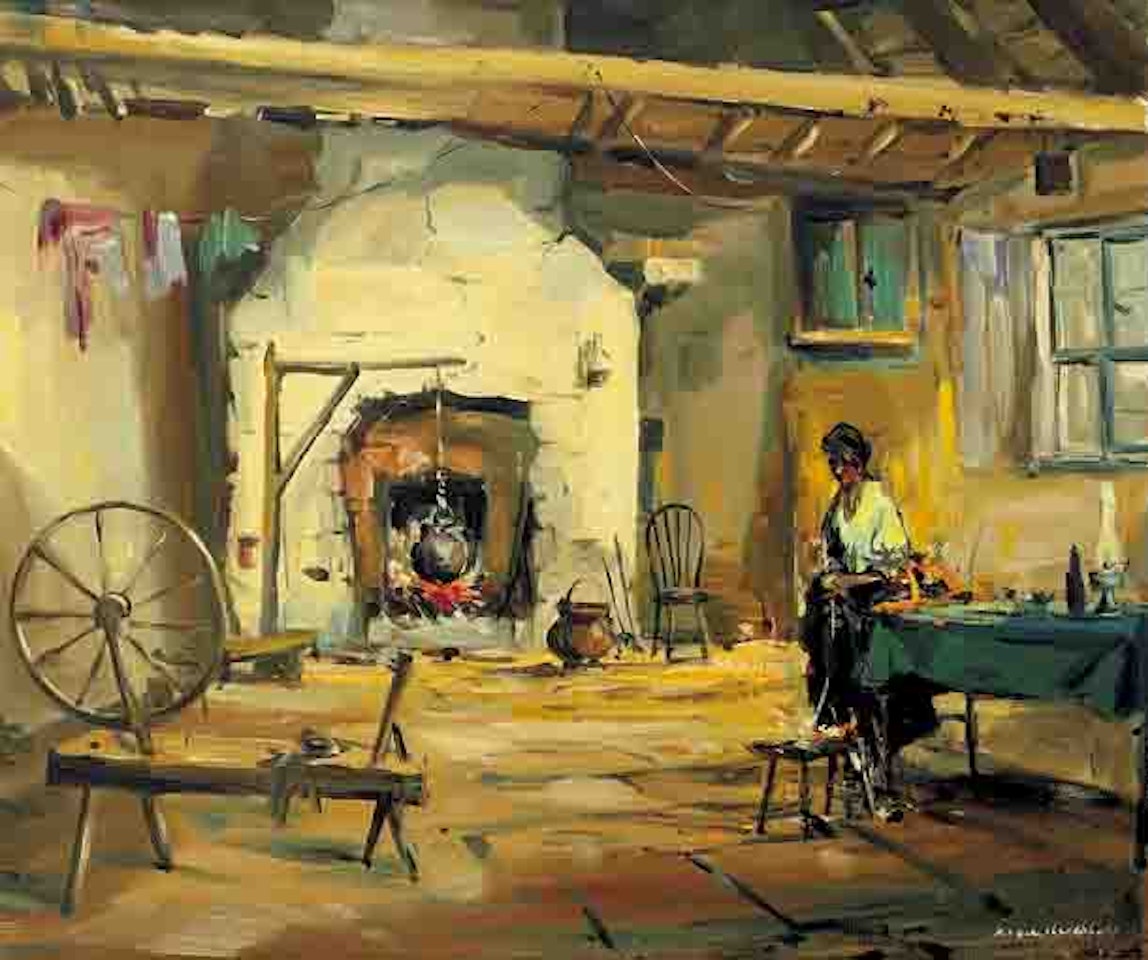 COTTAGE INTERIOR by Kenneth Webb