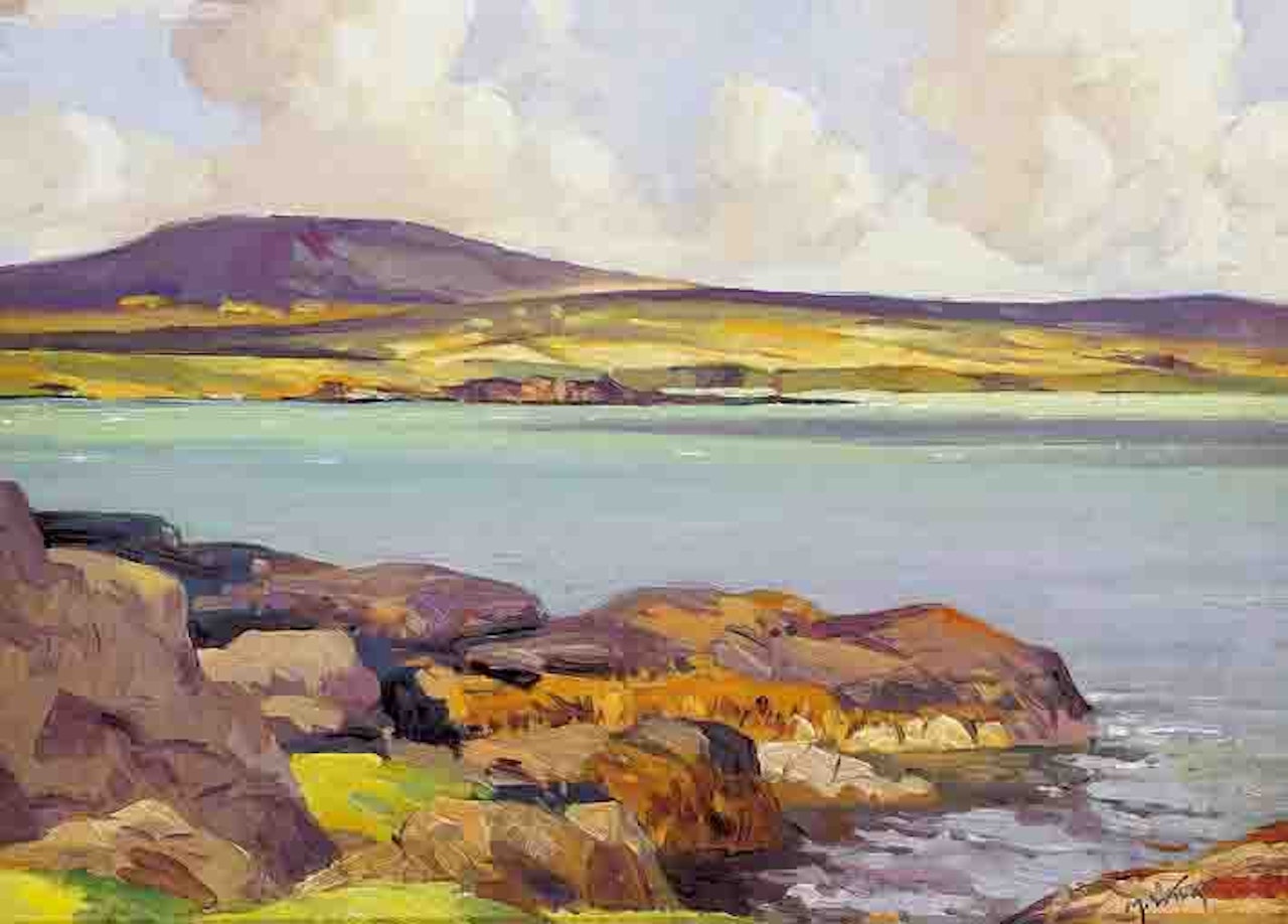AGNEW"S HILL, LARNE, COUNTY ANTRIM by Maurice Canning Wilks