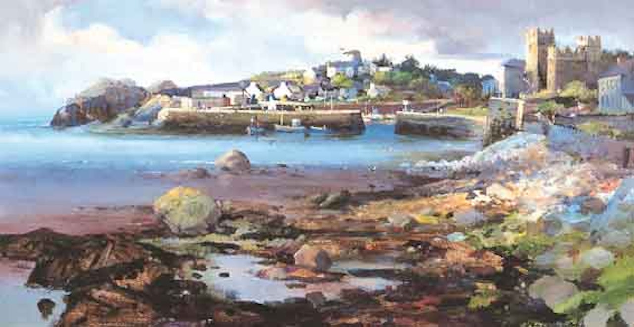 BULLOCH HARBOUR AND CASTLE by Kenneth Webb