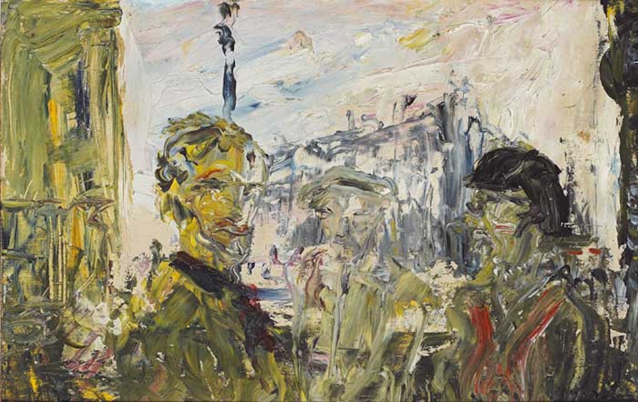 THE STREET IN SHADOW by Jack Butler Yeats