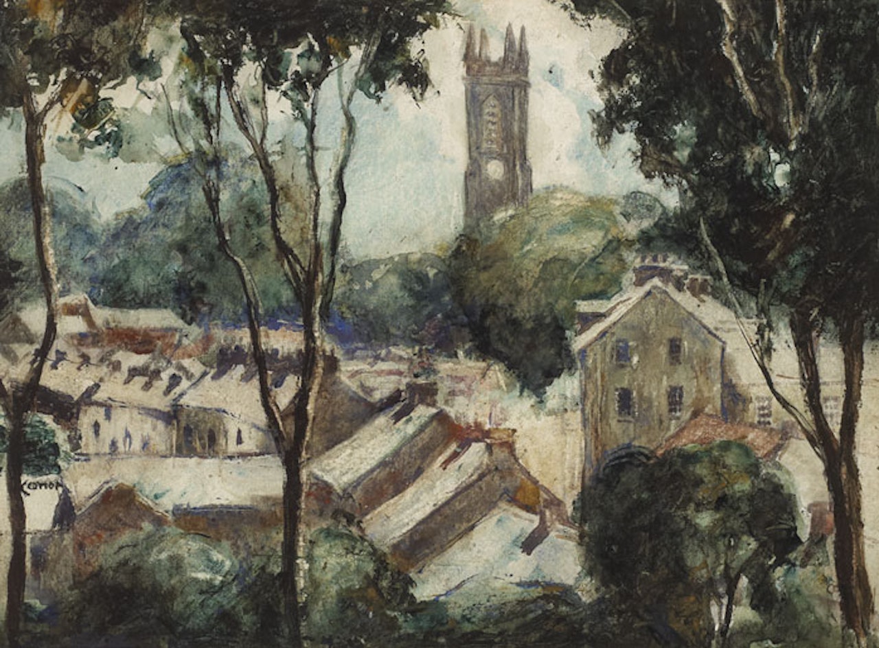 FROM THE MOAT, DONAGHADEE, COUNTY DOWN by William Conor