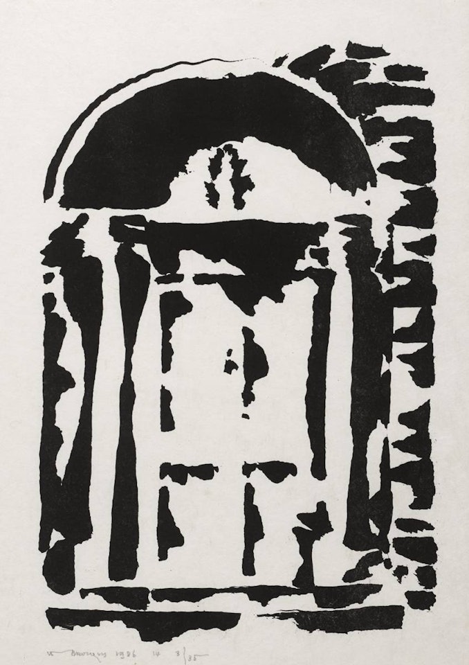 DUBLINERS, SUBURBAN DOORWAY and ST. GEORGE"S CHURCH by Louis Le Brocquy